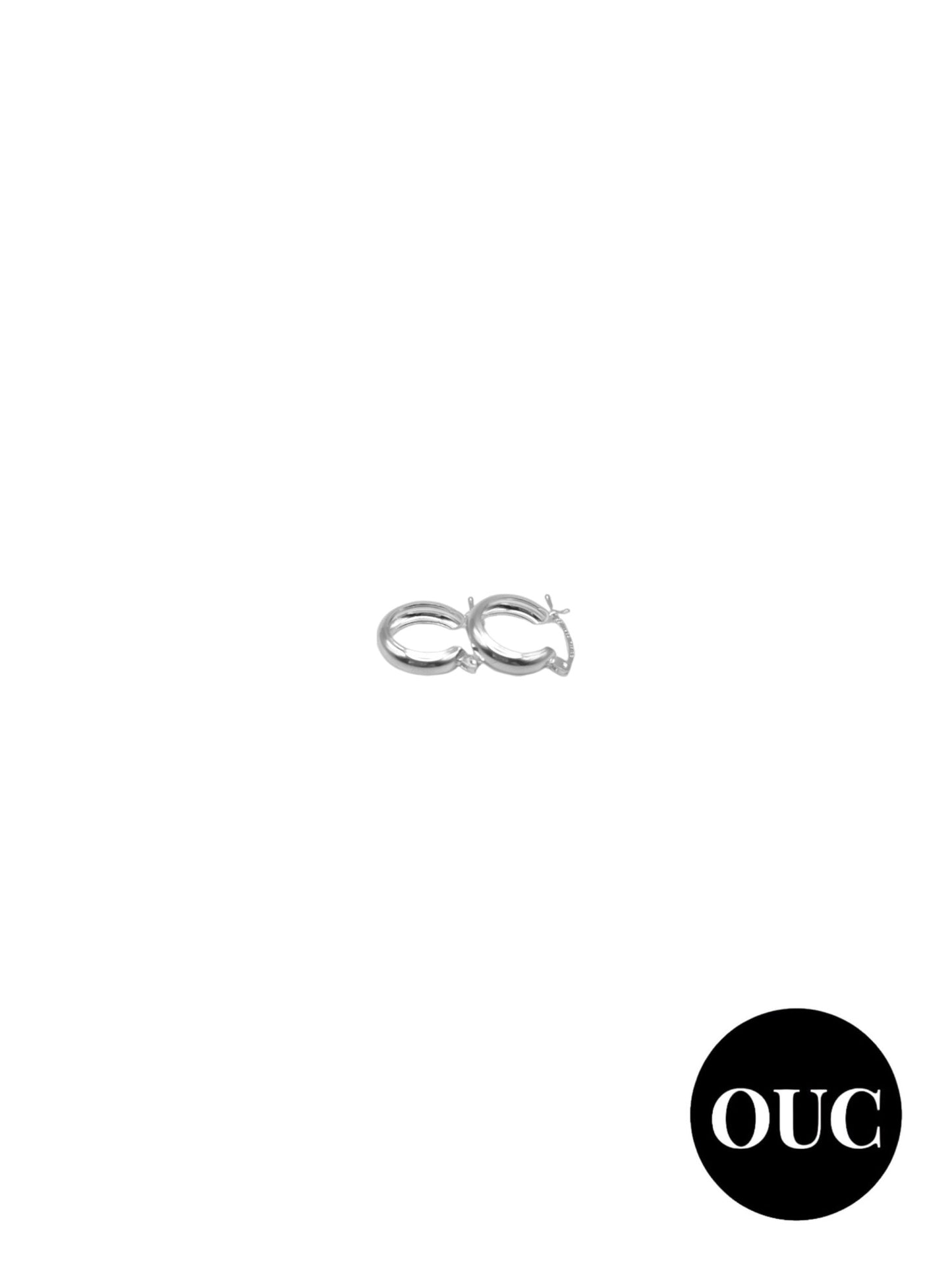 .925 Silver Small Hoop Earrings